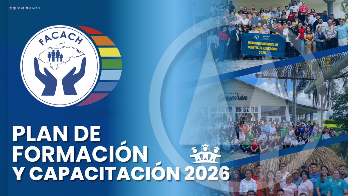 🚀 ¡Ya está aquí la Oferta Formativa FACACH 2026! 📘✨

Conoce todos los detalles aquí 👇🏻
Plan de Formación y Capacitación 2026: facach.coop.hn/_files/ugd/3a8…