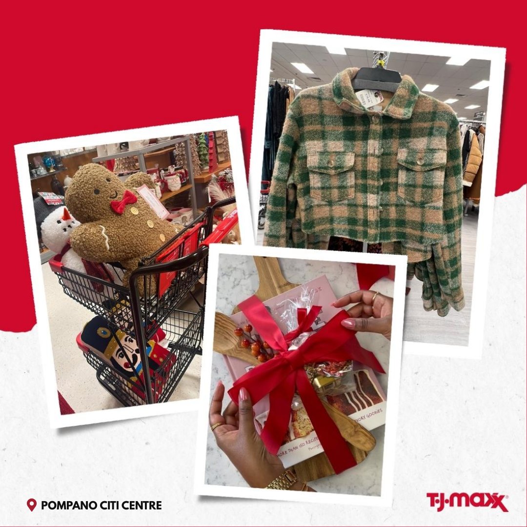 PompanoCC's tweet photo. 🎁 Maxx out your holiday savings at @TJMaxx at Pompano Citi Centre this December!
#TJMaxx #HolidayShopping https://t.co/wtDJgMphuk