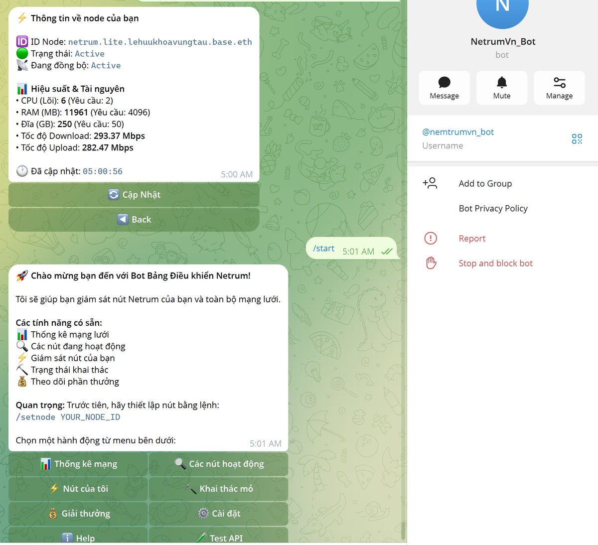 lehuukhoa1308's tweet image. I’m building a public NetrumLabs Base Node Chatbot Telegram  

netrum.xyz 

github.com/huukhoa1412/ne…

@netrum_ai @base @buildonbase