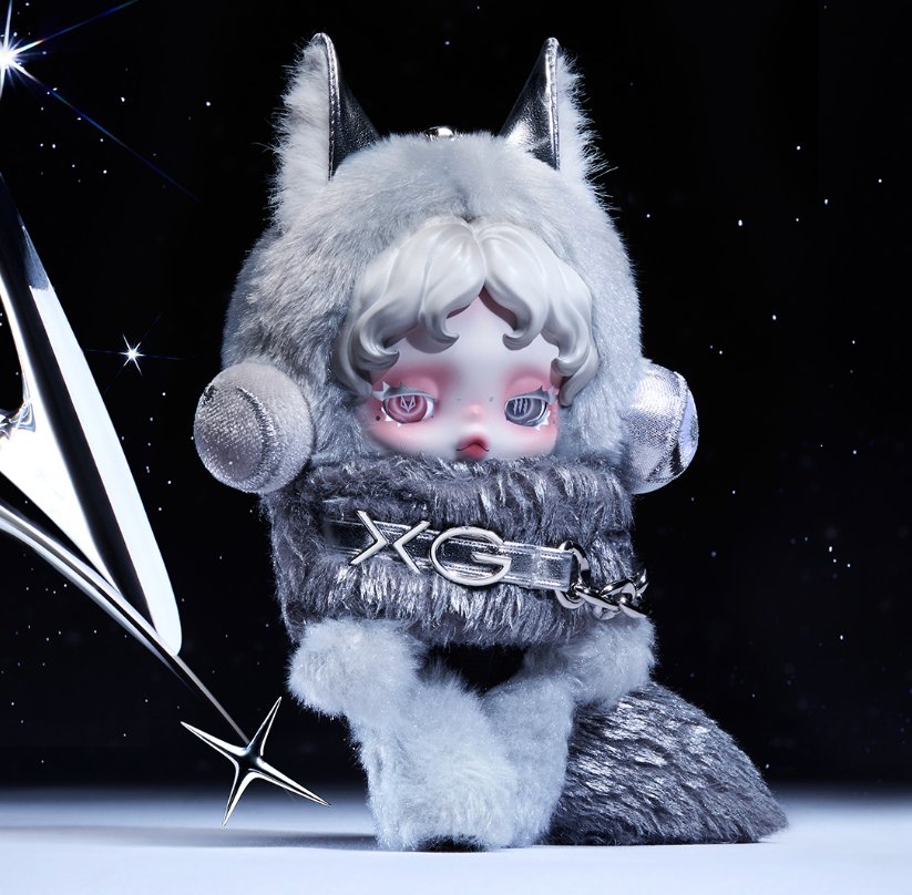 本日、11時〜販売です🐺 スカルパンダ × XG ぬいぐるみペンダント