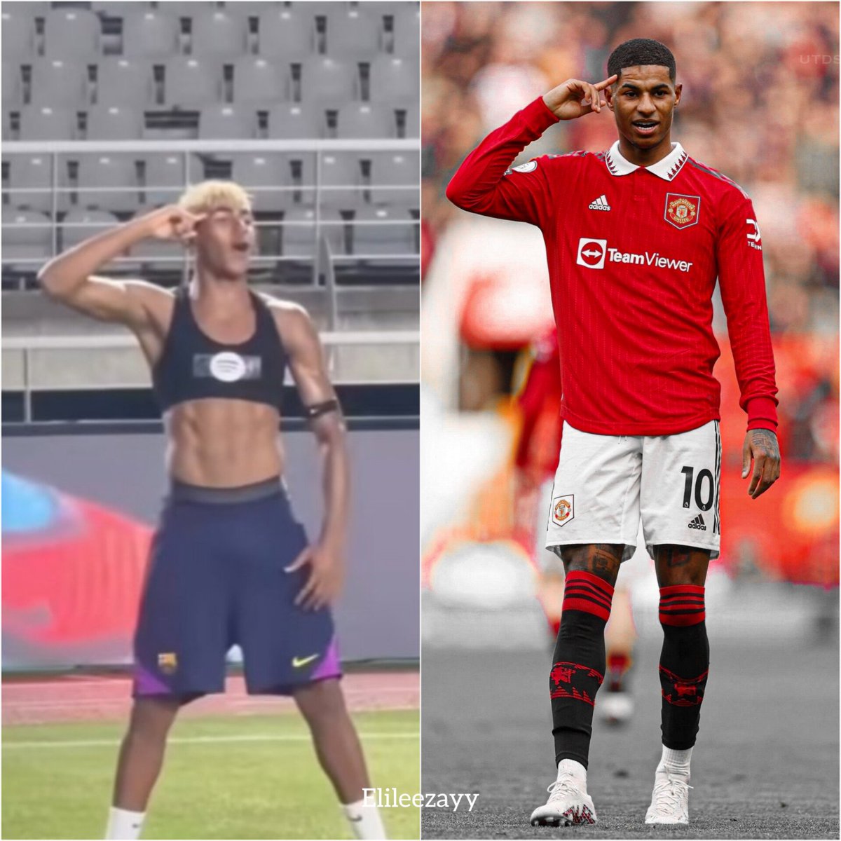 Lamine Yamal assists Rashford for the first time in a Barça shirt