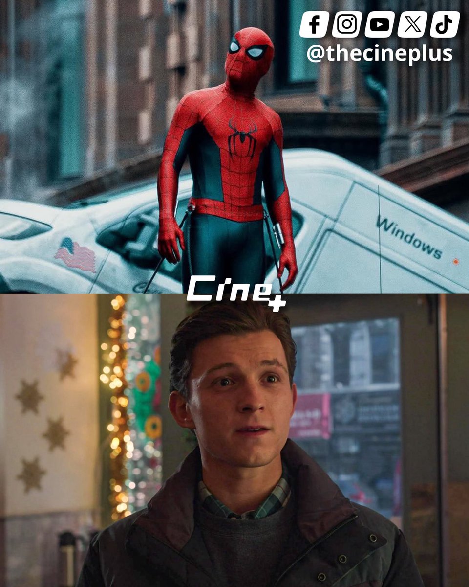 "Hola. Me llamo Peter Parker. No me recuerdas, pero nos conocíamos. Algo malo iba a pasar, y la única forma de evitarlo... era que todos me olvidaran. No soy solo Peter Parker. Soy... Spider-Man. Y a veces Spider-Man tiene que hacer la parte difícil, aunque le rompa el corazón a