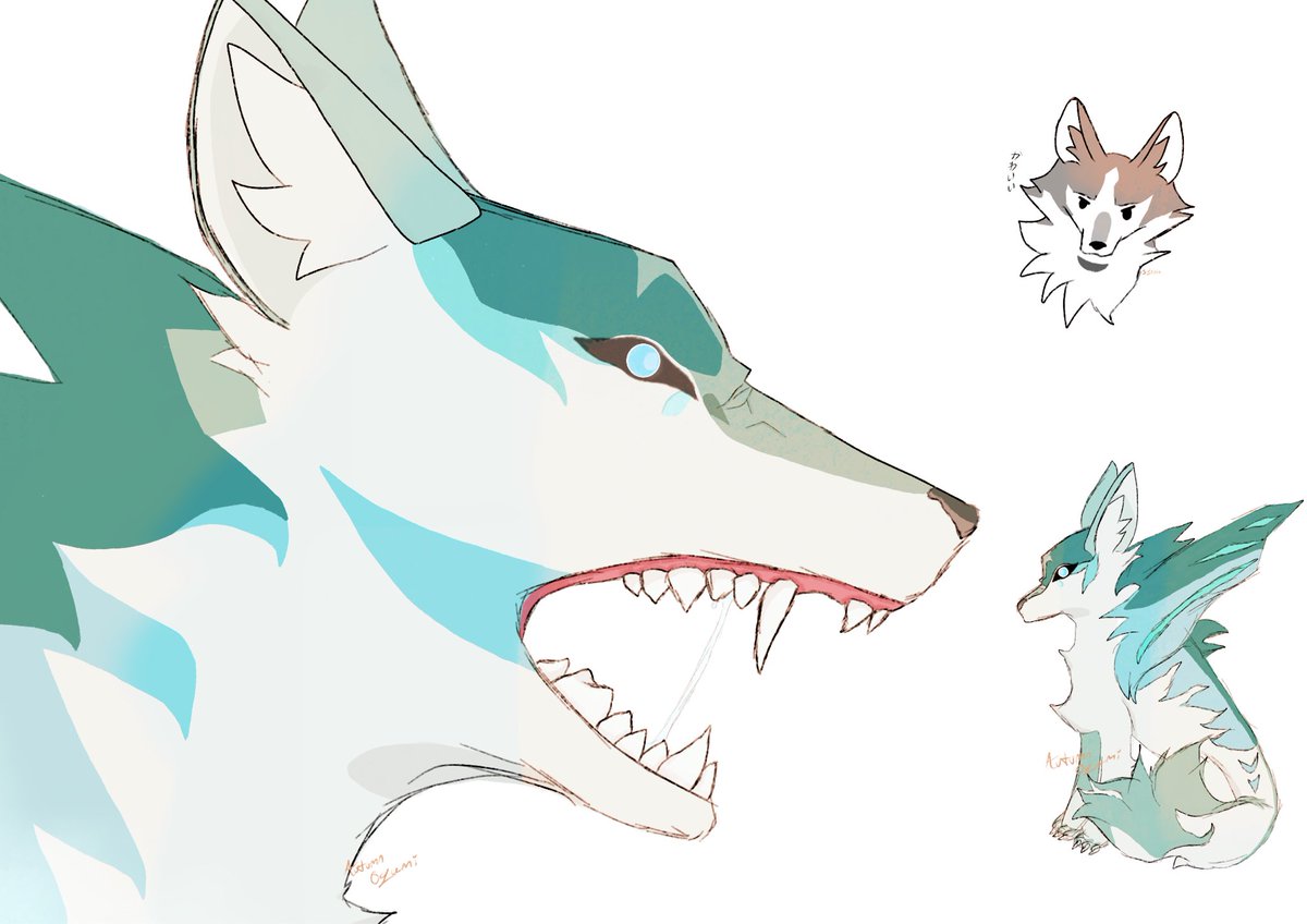 autumn_ogami's tweet photo. Drew #ginrou!!
#Wolf #ShirouOgami #Practice #BNA: ビー・エヌ・エー #brandnewanimal https://t.co/HS2ulXhQ5b