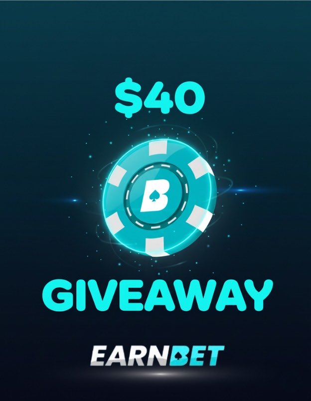 $40.00 Giveaway!💥

🔹Follow me <a href="/EarnBetCasino/">EarnBet.io - Licensed Crypto Casino</a> 
🔹Like &amp; Retweet
🔹Tag a friend

⏰ Giveaway ends in 5 days!