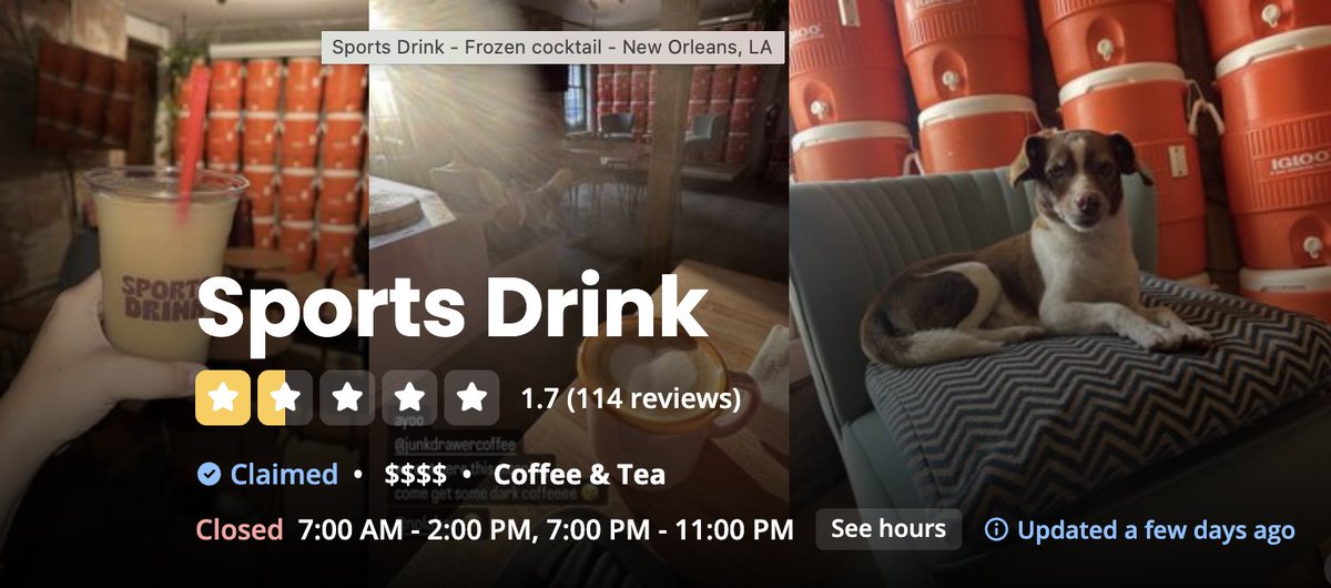 BRAVOCOMPANY2's tweet photo. @washghost1 Solid Yelp Review! https://t.co/lRgmCrpr4c