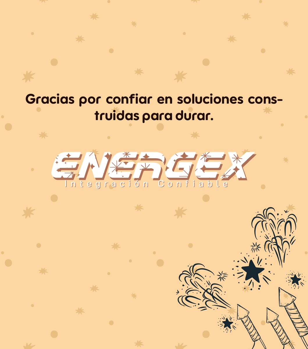 EnergexSA's tweet photo. 🚀 Energex | Tu aliado en continuidad operativa
#CierreDeAño #EnergíaConfiable #Energex https://t.co/UGyQHcSYYQ