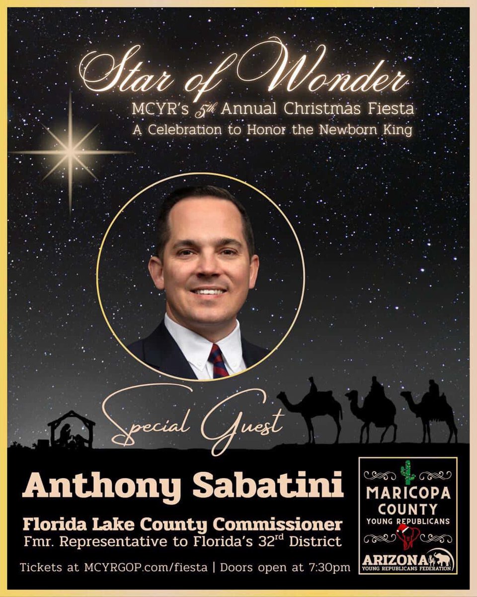 AnthonySabatini's tweet photo. Looking forward to speaking at @MCYRGOP Friday during AmericaFest! 🇺🇸 https://t.co/alhdWP5vnc