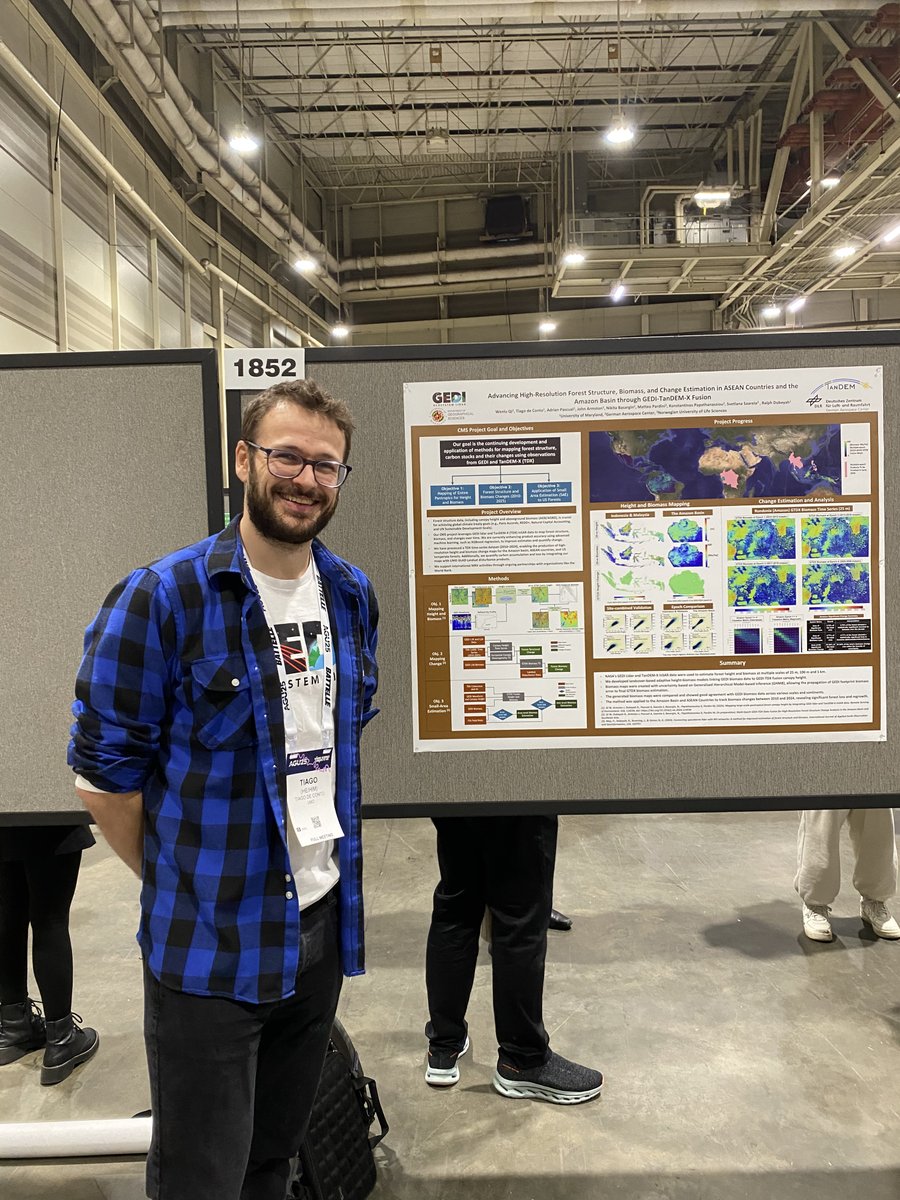 GEDI_Knights's tweet photo. We are excited to see our #GEDI Knights at #AGU25 in NOLA! Tiago de Conto and Lei Ma are here presenting posters in Hall EFG until 5:45pm CST. https://t.co/PrXDmITLu2
