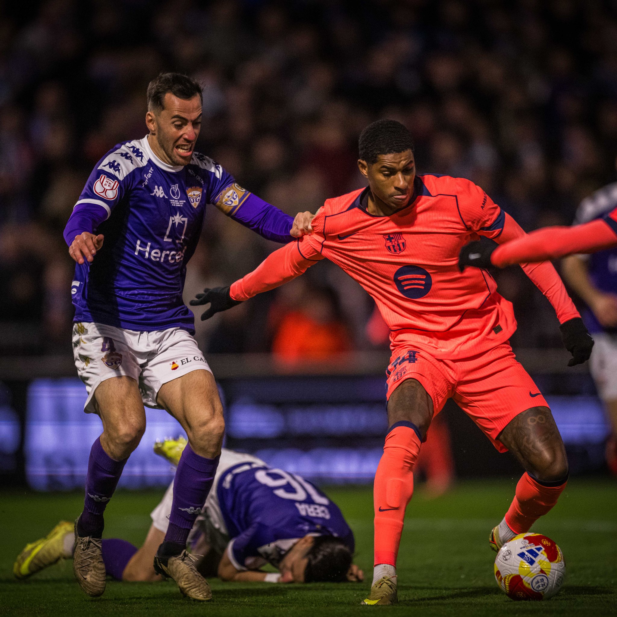 نهاية المباراة. برشلونة يكسب جودالاخارا (2-0) ويتأهل إلى دور الـ16 #كأس_ملك_إسبانيا 