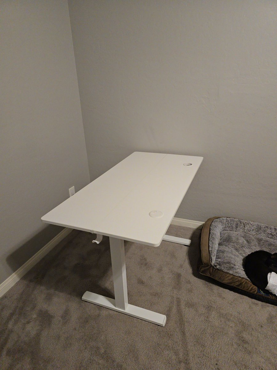 grrouchie's tweet image. Put together two desks for the kids today. 
Turning grandma room into a game room for them. 
#gettingthere