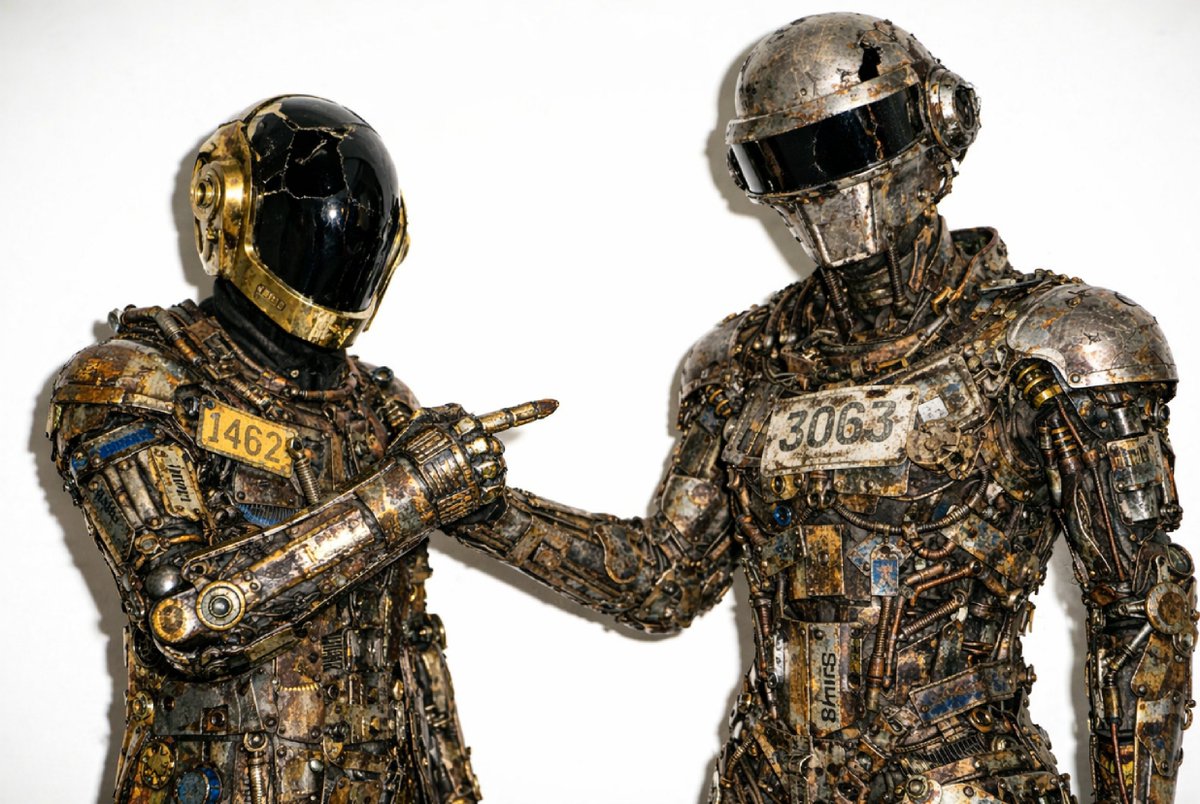 Some AI Daft Punks with <a href="/OpenAI/">OpenAI</a>'s GPT Image 1.5