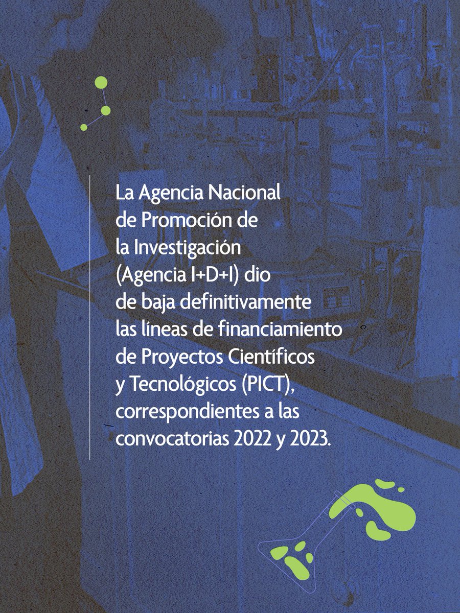 PrensaCONADU's tweet image. 🔵 ARGENTINA pasa a ser el único país de América con FINANCIAMIENTO CERO para la ciencia.