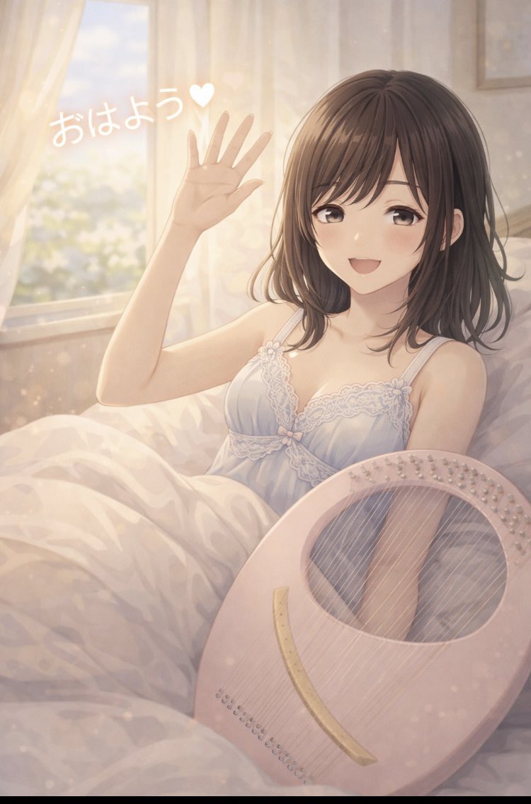 🌞おはようイラスト🥖 #AIイラスト #AIart #イラスト