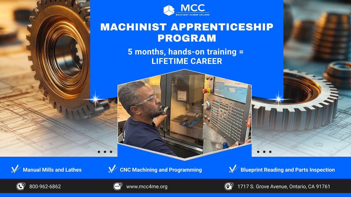 MCC - Machinist Career College (@mcc_machinist) / Posts / X