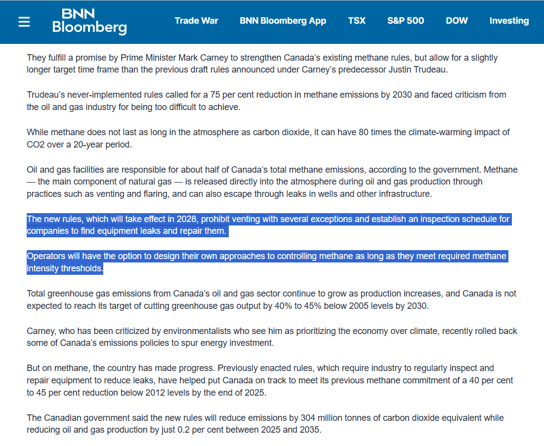 BTCcoalition_ca's tweet photo. Canada's oil and gas producers will need to start scaling up Bitcoin mining in order to reduce their methane emissions. This will be a win for them, the environment, and Canadians. @MarkJCarney @PierrePoilievre @yfblanchet @DonDavies @ElizabethMay @OilGasCanada #cdnpoli #ableg https://t.co/HSrNJ1zWBk