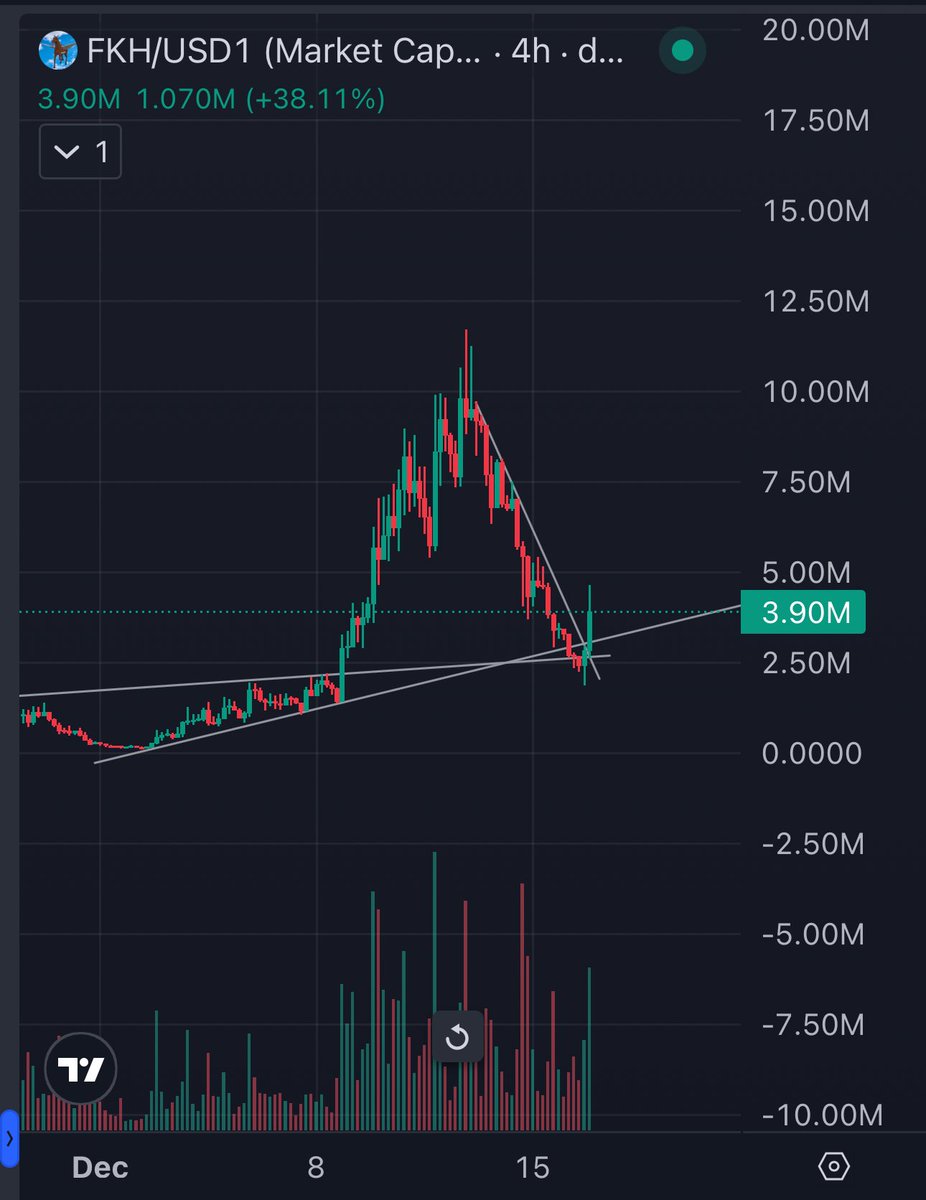 An eight-figure Fartcoin whale is openly stating that $FKH has another 10x  move ahead on its second leg. This comes alongside multiple strong signals:  •Binance news featuring FKH •@bonkfun posting a Bonk × $