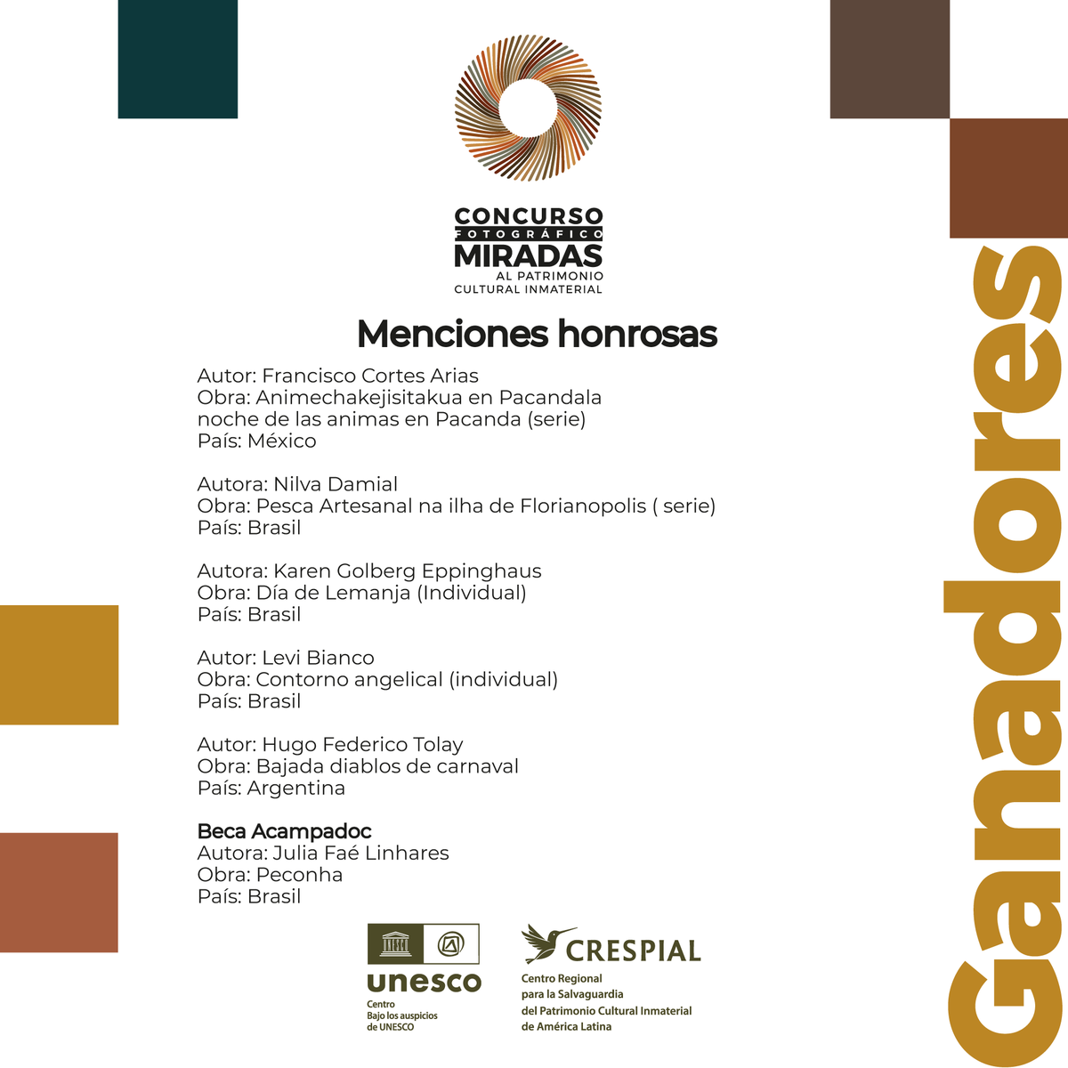 Resultados del Concurso de Fotografía “Miradas al Patrimonio Cultural Inmaterial”