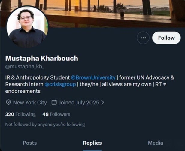 Mig_Unfiltered's tweet photo. 🚨🚨 BREAKING: Brown University, Rhode Island shooting suspect has been identified as Mustapha Kharbouch, a radical Islamic, pro-Jihad student at Brown whose X account has suddenly mysteriously disappeared. This is why the Democrat authorities in Providence and mainstream media has been covering up his identity from us… It’s not a very good look/narrative for them. Kharbouch has reportedly now fled the university and is missing… BRING HIM TO SWIFT AMERICAN JUSTICE. We are at war with Islam.