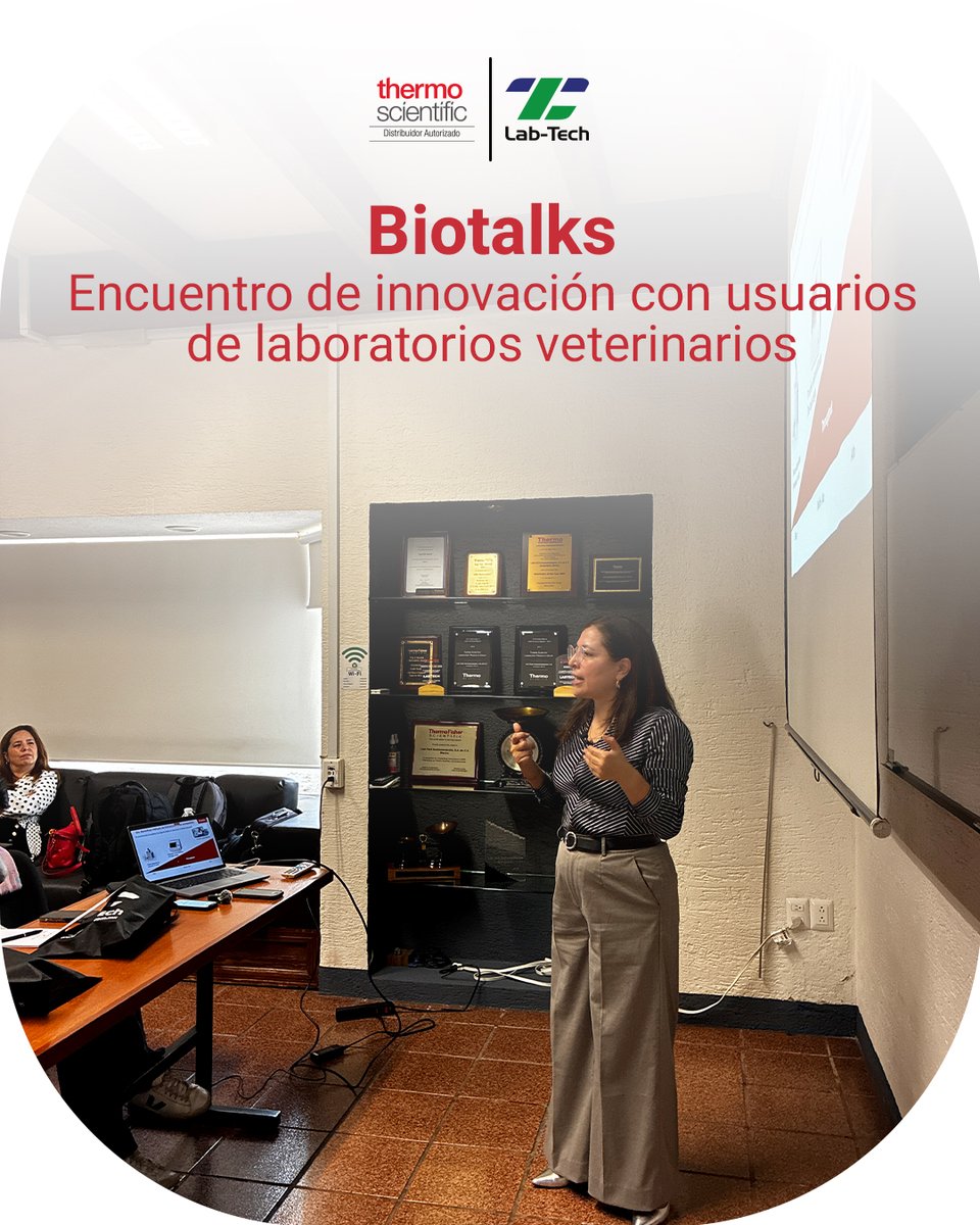 LabTechMexico's tweet image. Así se vivió BIOTALKS el pasado 27 de noviembre. Donde especialistas de Thermo Scientific compartieron conocimientos sobre qPCR y electroforesis capilar (CE) aplicados a la salud animal.

¡Gracias a todos por acompañarnos!