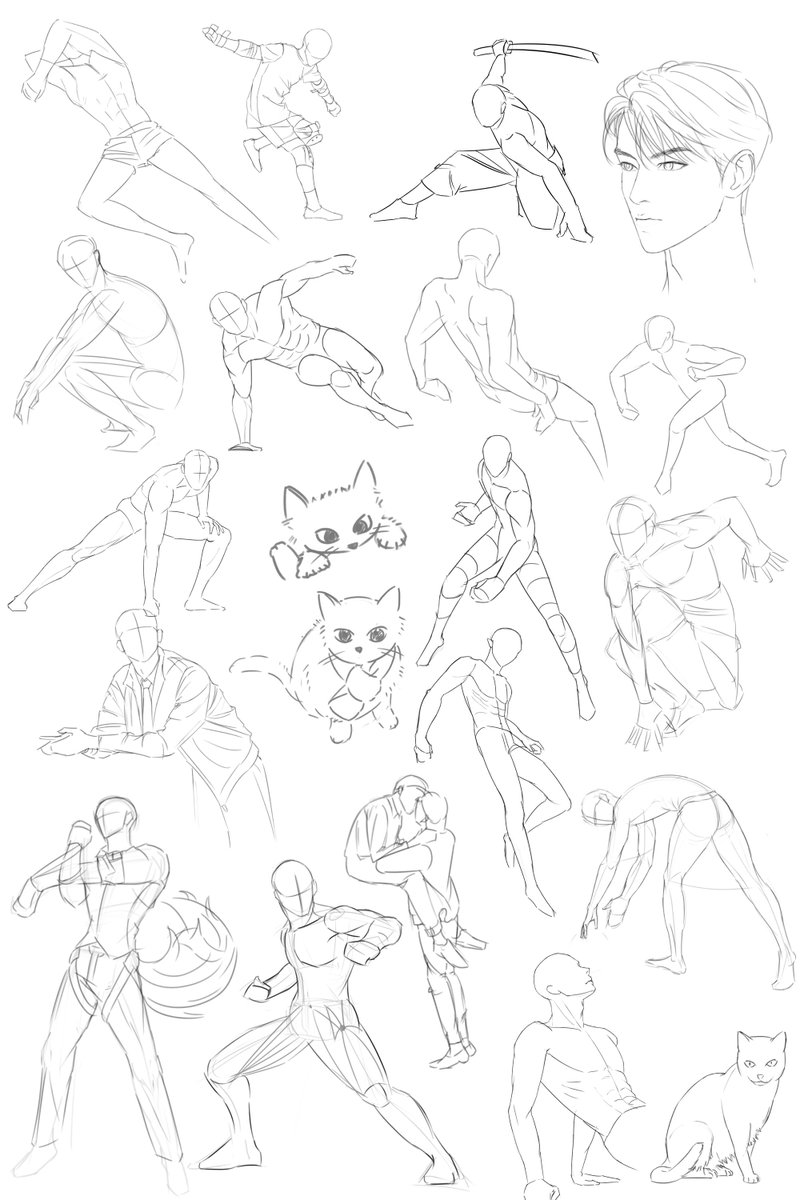 크로키 100일 챌린지 : 51 ~ 75day