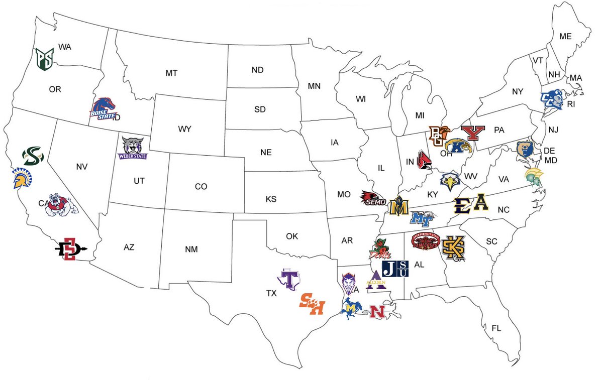 Evan15278282's tweet image. Tarleton is NOT a state...
and neither are any of these places

A guide to all of the "state" universities that are not, well, states.

@ACUFootball 
@SickosCommittee 

Yes, watching Jax State play in the Veterans bowl gave me this idea.