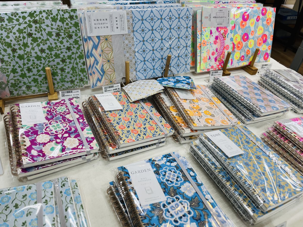 11F #文具日和 】 『尚雅堂POPUP』 色紙短冊・和本の製造技術を生かし