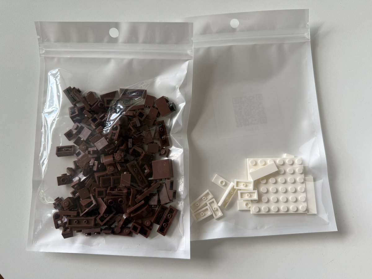 When you think it would be cute to have a Lego replica of your dog … so you send a pic and £50 to a company and then 6 weeks later they send you this!!! No instructions. No reminder of the photo you sent. Just a mass of brown and white Lego stuff. The genius pricks.