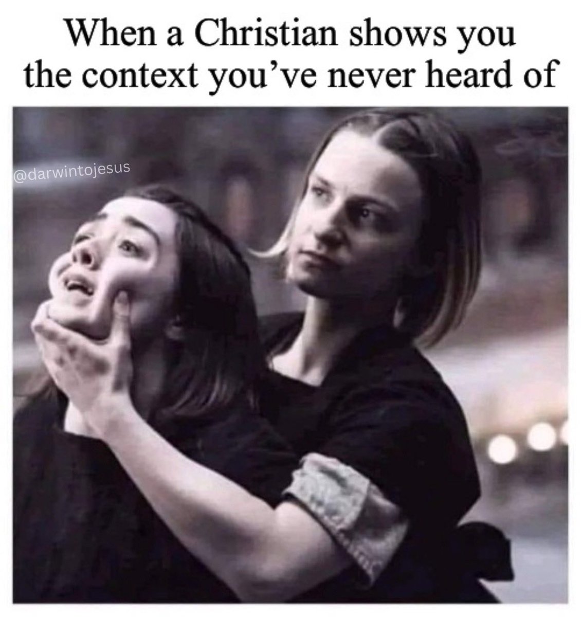 Darwin to Jesus tweet media