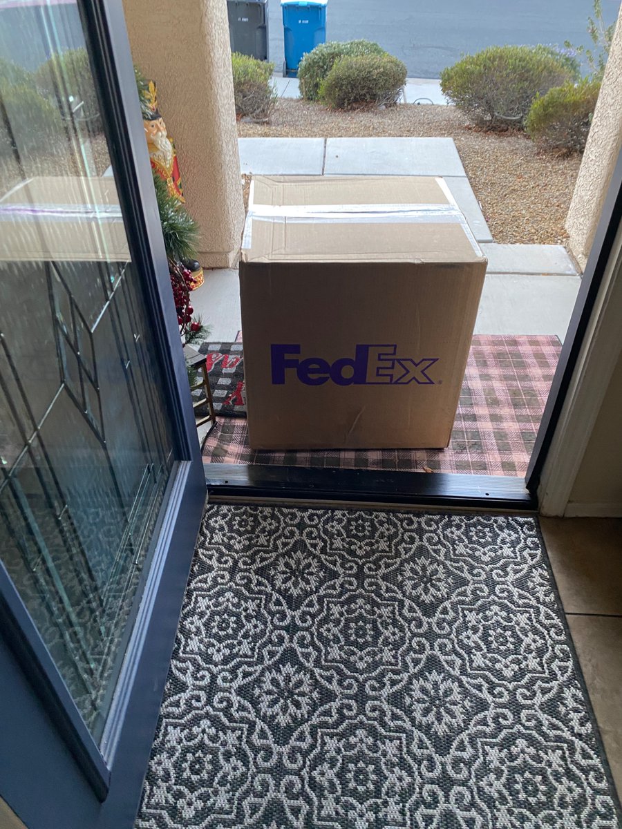 Uh huh... Nice try, whoever sent me this. There's zero chance I'm opening it though; I already know it's an evil doll or a boxing glove attached to a comically large spring.