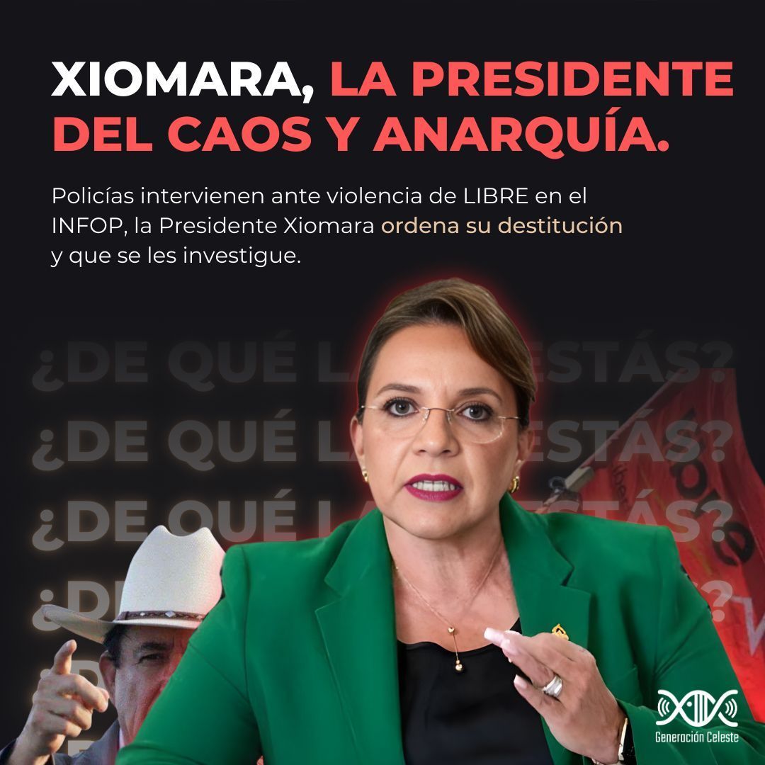 Xiomara destituye a quienes defienden nuestras elecciones. ¿Xiomara, de qué lado estás?