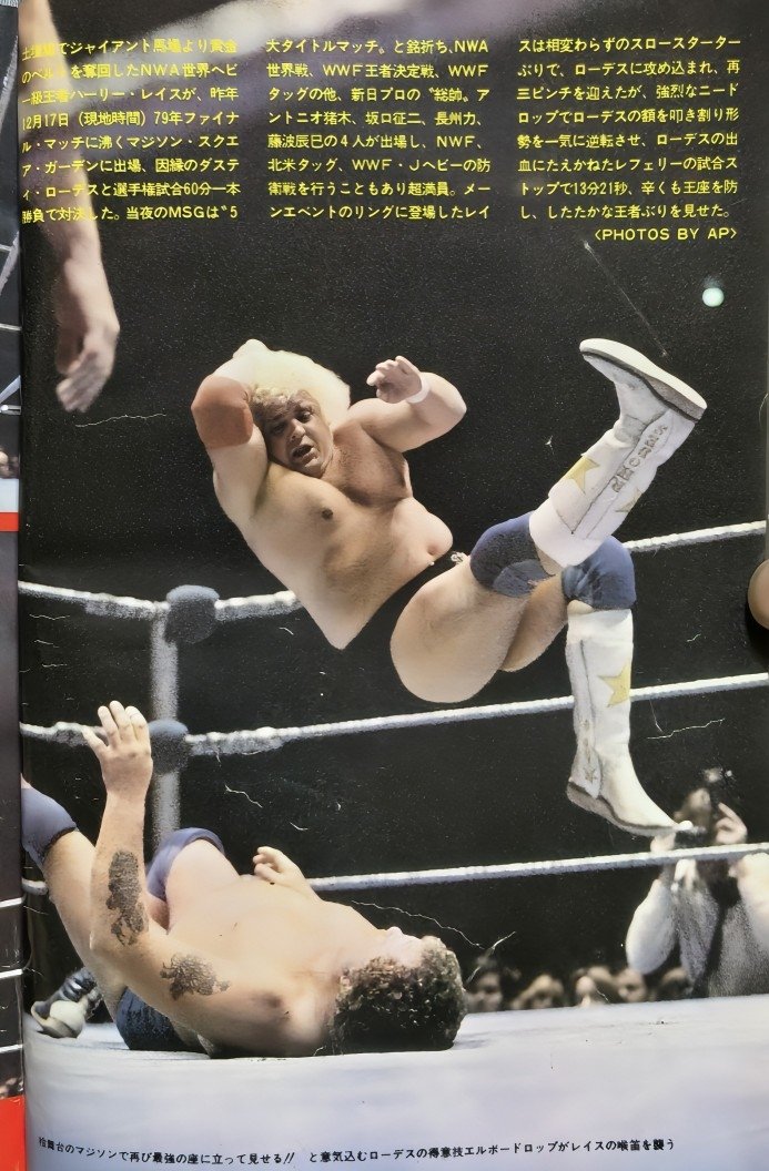 1979年12月17日マジソン・スクエア・ガーデン NWA認定世界ヘビー級