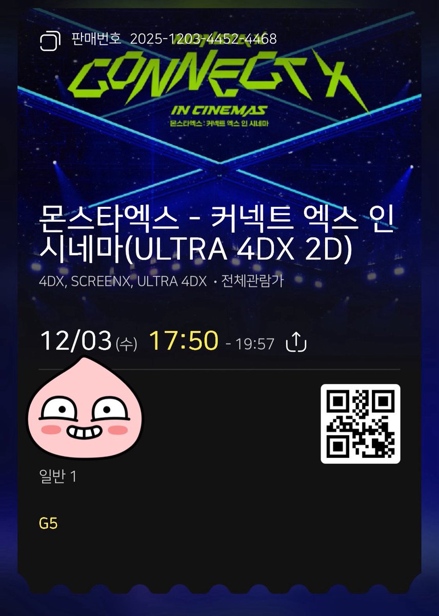 breeze__mon's tweet photo. MONSTA X : CONNECT X IN CINEMAS

기다리던 영화 개봉일
너무 오랫만에 4DX..
무단침입 낙낙 자 들어갑니다 🎶에서 
등을 두드릴지는 몰랐어….😂😂

-25.12.03 1회차 관람 - 

#몬스타엑스 
#MONSTAX_CONNECTX 
#몬스타엑스_관람인증
@4dplexfilm https://t.co/WKX7mo6vyO