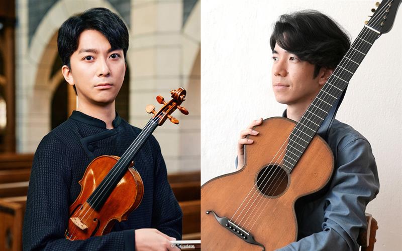🎇公演情報Update！🎇
科博公演詳細発表！
ミュージアム・コンサート
山根一仁（ヴァイオリン）＆岡本拓也（ギター）

ドイツで学んだヴァイオリニスト 山根一仁と、オーストリアで学んだギタリスト 岡本拓也という、次世代を担うスターが初共演で東京春祭に登場！