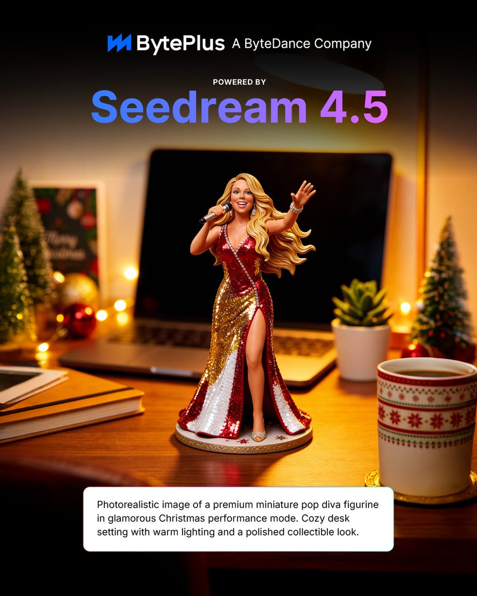Miniature Mariah figurine