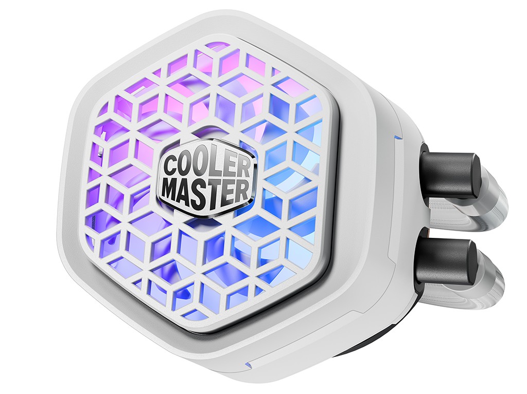 PCパーツ】 #CoolerMaster の水冷クーラー LM360 ATMOSⅡ のホワイト