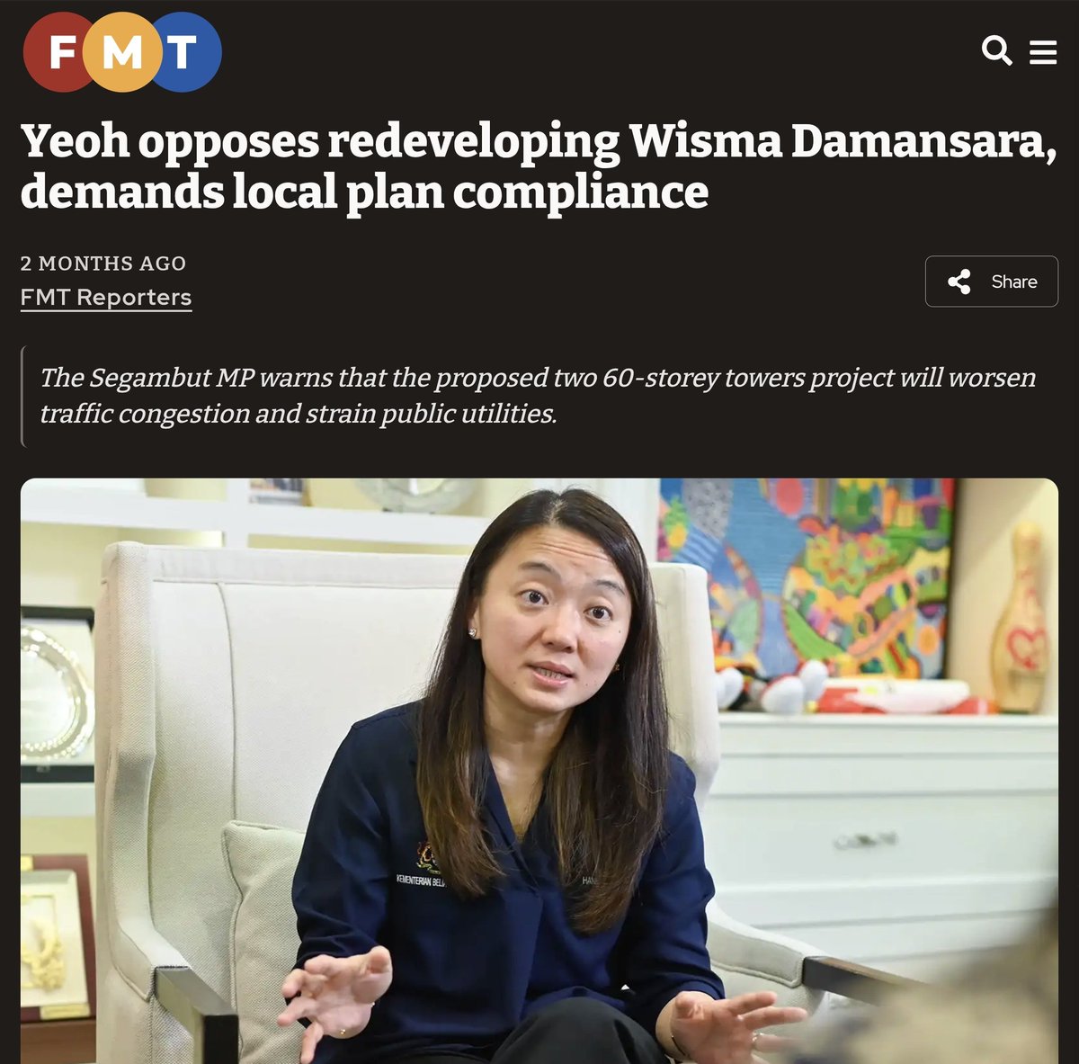 tjerealjoker's tweet image. As expected  walaun PAS adalah kaum penganut agama Abuya Hadi paling tersakiti bila orang DAP dilantik jadi Menteri Wilayah.

Ini KL lahhh marttt.
Your racist politics TAK LAKU kat sini‼️

Nah baca ni..
Hannah Yeoh ni bukan sembanggg macam kau.