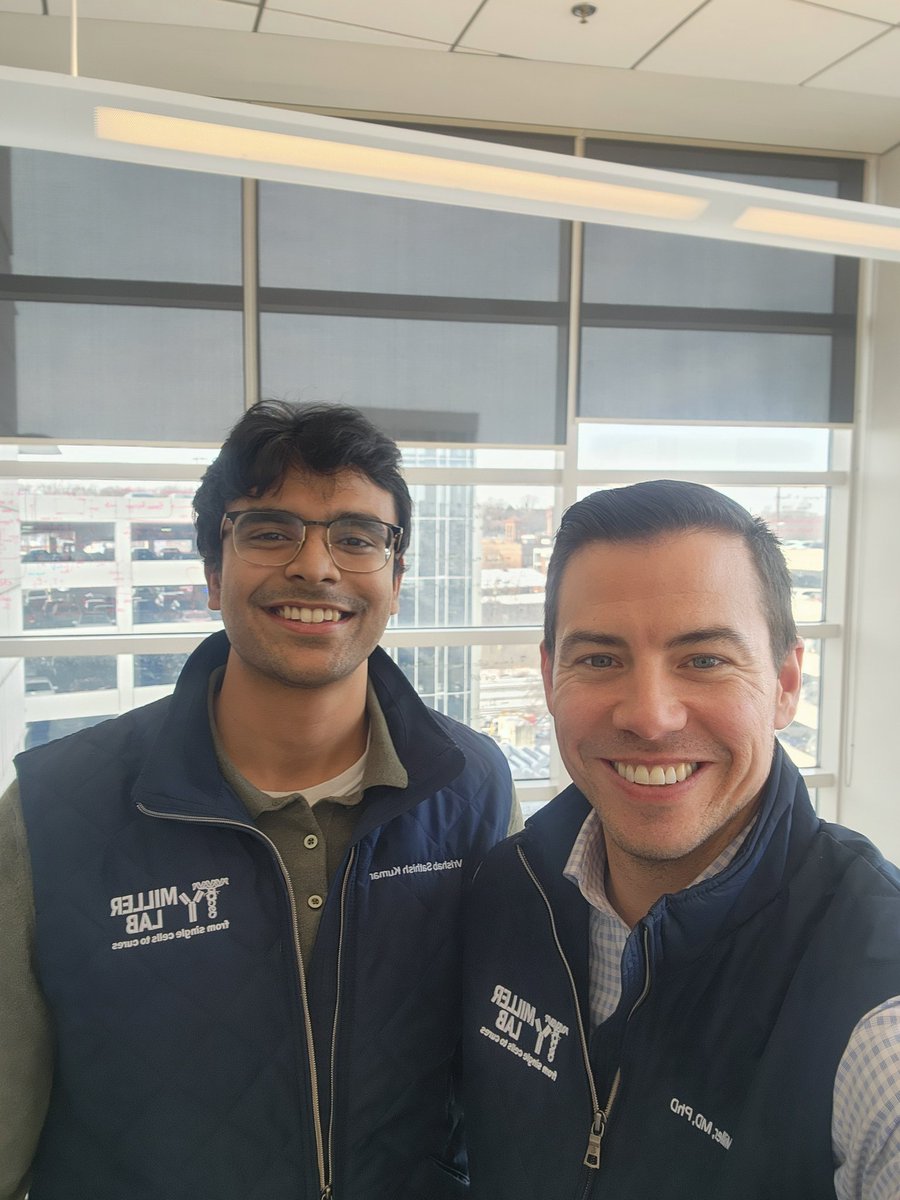 TyMillerLab's tweet photo. I am so excited for, and proud of, @vrishab_x for receiving an offer letter from @cwrumstp today! The whole lab was celebrating for him, & immediately got a cake 🥳🍾
He has worked so hard for this experience into an MSTP and is incredibly deserving. He will be a rockstar wherever he lands (hopefully @CWRUSOM) 😉