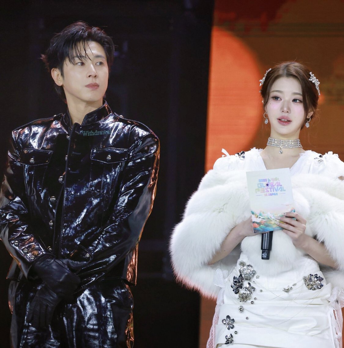 💓ユノとウォニョン💓 ウォニョンと並んでも、 ユノがどれだけ小顔か