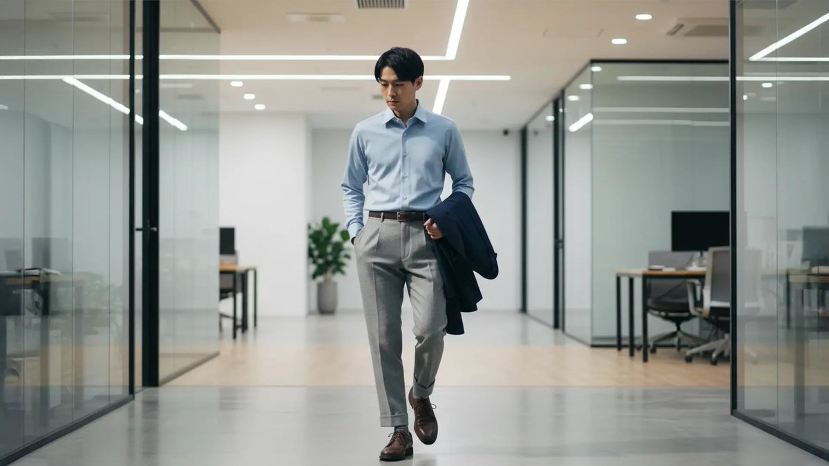 firstexperience's tweet image. 今年の売れ筋 No.1。
「もう布帛には戻れない」——見た目ドレスシャツ、中身はニット。

firstexperience.jp/news/20251217_…