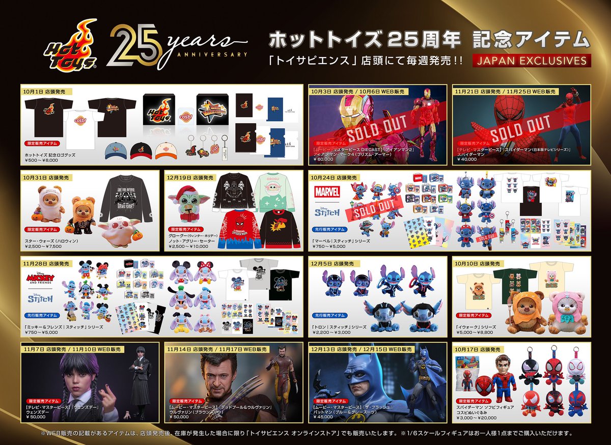 ホットトイズ25周年】 トイサピエンス限定！ 【ホットトイズ・アパレル