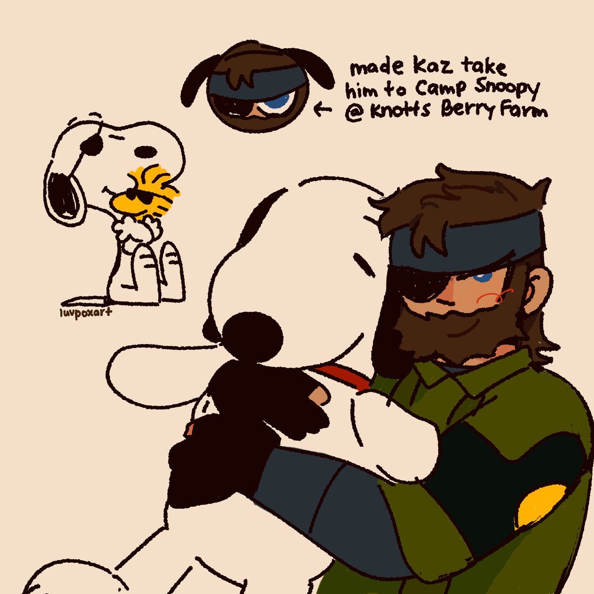 i like to imagine big boss really likes snoopy #mgs