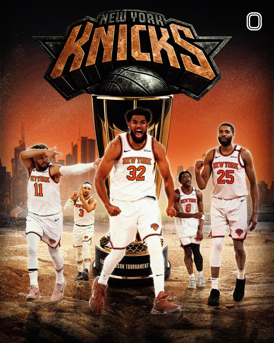 overtime's tweet photo. THE NEW YORK KNICKS ARE YOUR 2025 NBA CUP CHAMPIONS 🏆 https://t.co/P80PGeEqbf