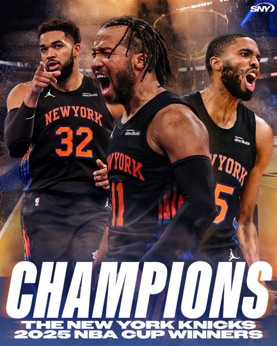 KNICKS WIN THE CUP LETS GOOOO!!!