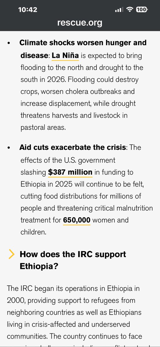 AbiyuBerlie's tweet image. #Ethiopia 🇪🇹in chronic crisis w/ dictator ⁦⁦@AbiyAhmedAli⁩-#genocide #Hunger #Drought #Poverty #Corruption! 2026 will be worse! PS below @irc forecast. Eth #4 in top 10! ⁦@NeaminZeleke⁩ ⁦@HornAffairs⁩ ⁦⁦⁦@USEmbassyAddis⁩

rescue.org/article/top-10…