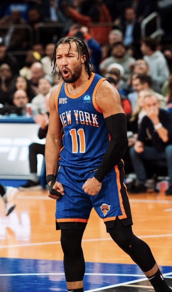 Jalen Brunson tonight 
25 Points
4 Rebounds
8 Assists
11/27 FGM
+15 +/–
41 Minutes
Clutched up in crunch time
#NBA #Knicks