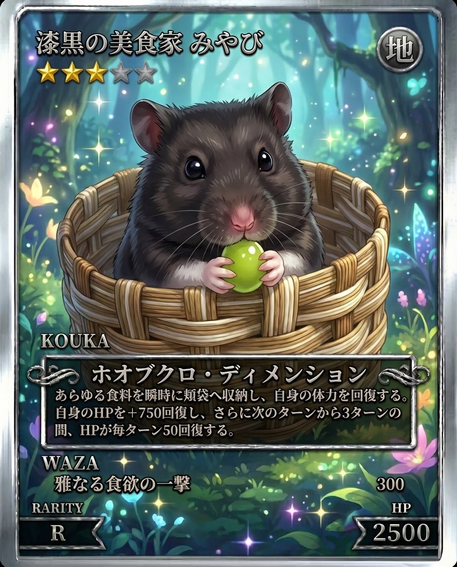 ham_kin3's tweet photo. うちのハムスターで作りました！かわいい！！！ https://t.co/prh6aOWyZp