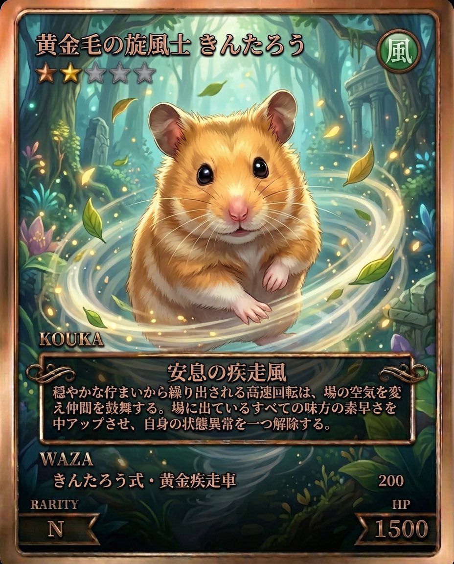 ham_kin3's tweet photo. うちのハムスターで作りました！かわいい！！！ https://t.co/prh6aOWyZp