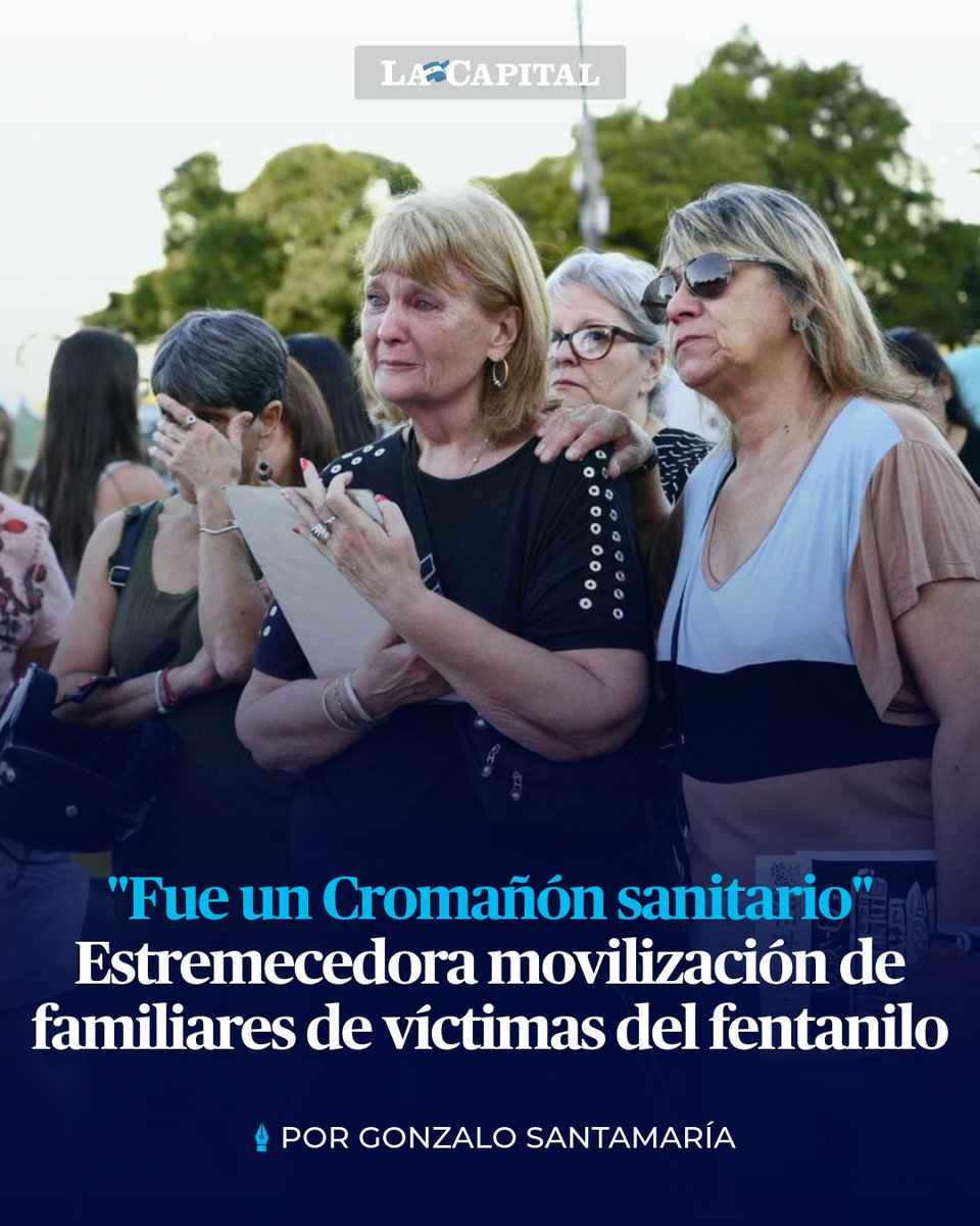 🕊️ "FUE UN CROMAÑON SANITARIO"

💔 Con 124 corazones blancos numerados y un silencio que estremeció al Monumento, familiares de víctimas del fentanilo contaminado volvieron a movilizarse en Rosario. 

→  lacapital.com.ar/c10235415

📷 Marcelo Bustamante / La Capital