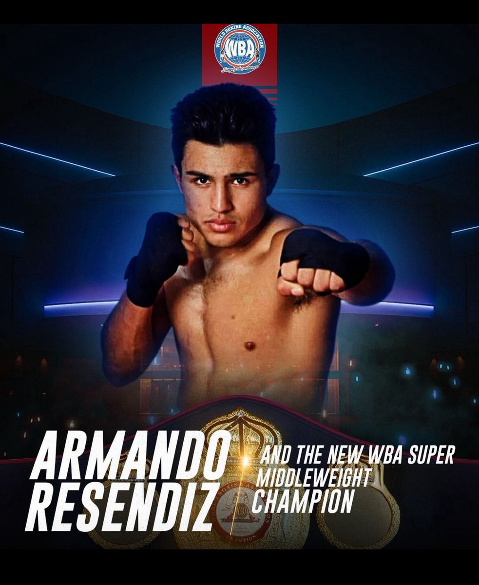‼️WITH TERENCE CRAWFORD RETIRING…..

‼️ARMANDO RESENDIZ
COULD BE ELEVATED TO WBA 168LBS. CHAMPION‼️
😤😤

#Boxing 
🔥🔥🥊🥊🥊🥊