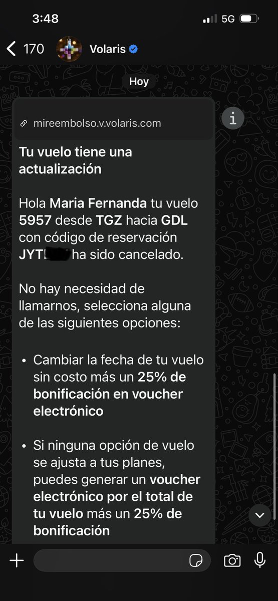 ferpg1's tweet photo. @viajaVolaris @volaris
Es indignante que nos tengan varados  2 CANCELACIONES, RETRASO DE 4DIAS sin importarles si contamos con recursos para hotel, alimentos y sobre todo urgencia por llegar a nuestro trabajo, casa e hijos que dependen de nosotros https://t.co/2smjeg8kaS